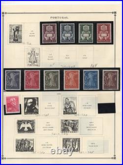 Portugal 1924-1958 Collection On 13 Album Pages All Mint Never Hinged