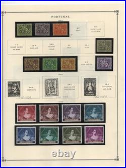 Portugal 1924-1958 Collection On 13 Album Pages All Mint Never Hinged