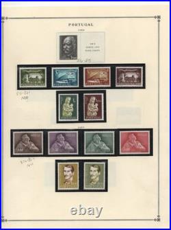 Portugal 1924-1958 Collection On 13 Album Pages All Mint Never Hinged