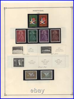 Portugal 1924-1958 Collection On 13 Album Pages All Mint Never Hinged