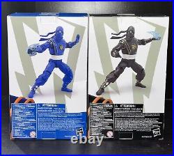 Power Rangers x TMNT x Ninjetti (Ninja) Lightning Collection Lot (Black & Blue)