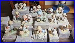 Precious Moments Country Lane Lot Of 14 Pieces