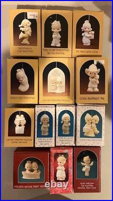 Precious Moments Figurines / Lot Of 58 + Value Guide / All New In Box / Rare Set