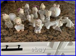 Precious Moments Porcelain Figurines Lot Precious Moments Porcelain Figurines Lot
