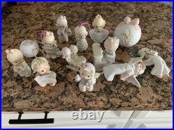 Precious Moments Porcelain Figurines Lot Precious Moments Porcelain Figurines Lot