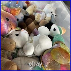 Precious Moments Tender Tails By Enesco Lot of 100 Collectible Plush And Totes