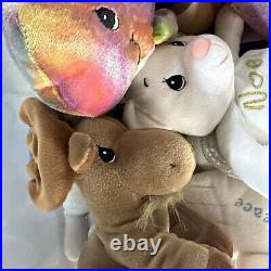 Precious Moments Tender Tails By Enesco Lot of 100 Collectible Plush And Totes