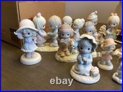 Precious moments figurines lot of 19, no boxes