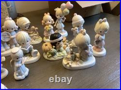 Precious moments figurines lot of 19, no boxes