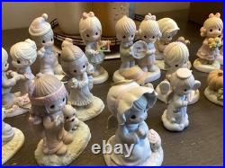 Precious moments figurines lot of 19, no boxes