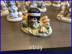 Precious moments figurines lot of 19, no boxes