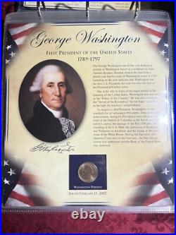 Presidential Dollar Coin Collection Vol 1 & 2 Washington Trump Complete Set