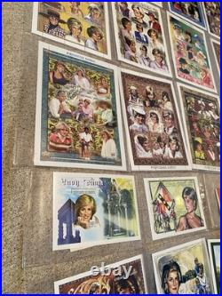 Princess Diana Stamp Lot (37 Sets) Unused All With COA's Collectible Stamps