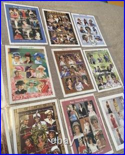 Princess Diana Stamp Lot (37 Sets) Unused All With COA's Collectible Stamps