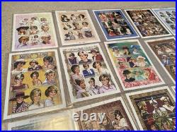 Princess Diana Stamp Lot (37 Sets) Unused All With COA's Collectible Stamps