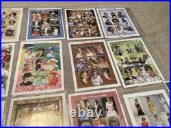 Princess Diana Stamp Lot (37 Sets) Unused All With COA's Collectible Stamps