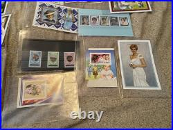 Princess Diana Stamp Lot (37 Sets) Unused All With COA's Collectible Stamps