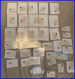Princess Diana Stamp Lot (37 Sets) Unused All With COA's Collectible Stamps