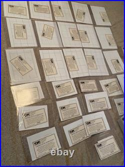 Princess Diana Stamp Lot (37 Sets) Unused All With COA's Collectible Stamps