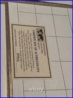 Princess Diana Stamp Lot (37 Sets) Unused All With COA's Collectible Stamps