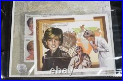 Princess Dianna Collection Of 34 Sheets All Mint Never Hinged Stored In Album