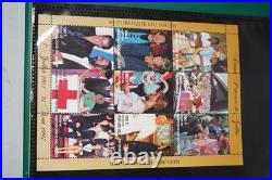 Princess Dianna Collection Of 34 Sheets All Mint Never Hinged Stored In Album