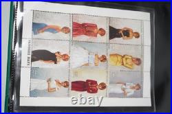 Princess Dianna Collection Of 34 Sheets All Mint Never Hinged Stored In Album