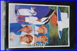 Princess Dianna Collection Of 34 Sheets All Mint Never Hinged Stored In Album