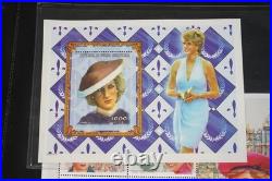 Princess Dianna Collection Of 34 Sheets All Mint Never Hinged Stored In Album