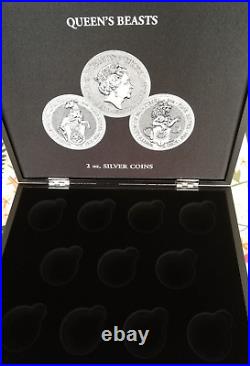 Queens Beasts All together 11 Gilded Silver 2 Oz Collection Boxed