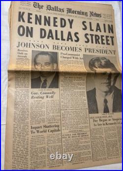 RARE, All Original Prints/self collected JFK Assasination News Collection Lot RARE, All Original Prints/self collected JFK Assasination News Collection Lot