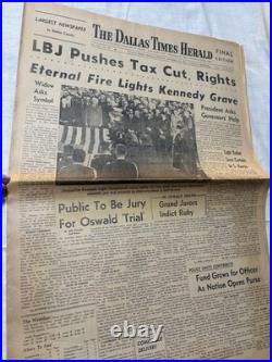 RARE, All Original Prints/self collected JFK Assasination News Collection Lot RARE, All Original Prints/self collected JFK Assasination News Collection Lot