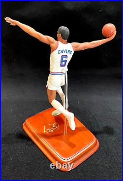 RARE, JULIUS ERVING Danbury Mint/NBA All Star Figurine PHILADELPHIA 76ERS MINT