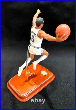 RARE, JULIUS ERVING Danbury Mint/NBA All Star Figurine PHILADELPHIA 76ERS MINT