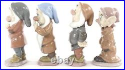 RARE -Lladro-Snow White and the Seven Dwarfs-all mint/box-$4465 value-two signed