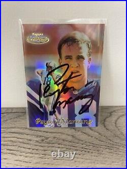 RARE Topps All Pro Peyton Manning Hand Signed On Card Autograph Auto Colts