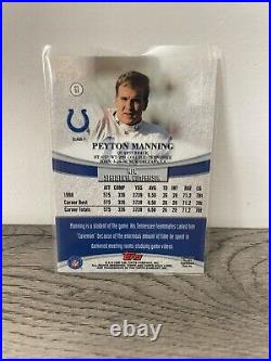 RARE Topps All Pro Peyton Manning Hand Signed On Card Autograph Auto Colts