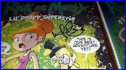 RICK AND MORTY COMIC LIL POOPY SUPERSTAR LOT/FULL RUN +ALL VARIANTS withAUTOGRAPHS