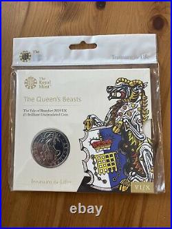 ROYAL MINT QUEENS BEASTS £5 Coin Collection All 10 Coin Pack Sealed