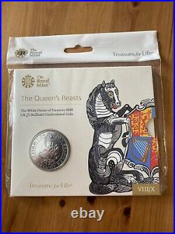 ROYAL MINT QUEENS BEASTS £5 Coin Collection All 10 Coin Pack Sealed