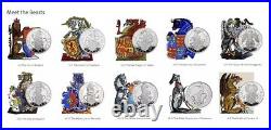 ROYAL MINT QUEENS BEASTS £5 Coin Collection All 10 Coin Pack Sealed