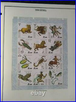 RUSSIA (1992-2004), Excellent Stamp Collection ALL MINT hinged/mounted