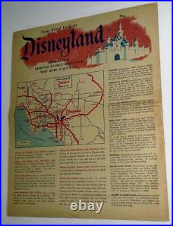 Rare 9.0/near Mint1955 Pre-opening Welcome To Disneylandpromotional Magazine