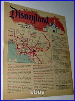 Rare 9.0/near Mint1955 Pre-opening Welcome To Disneylandpromotional Magazine