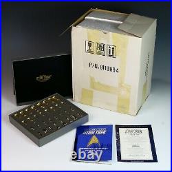 Rare Franklin Mint Star Trek 3d Chess Game Mint Clean In Ob With All Papers