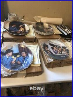 Rare Set 8 Hamilton Collection Honeymooners Collector Plates all in box mint