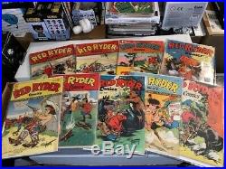 Red Ryder Comics Golden Age (Dell) Lot of 12 with#s 20, 33 All Clean & Mid Grade