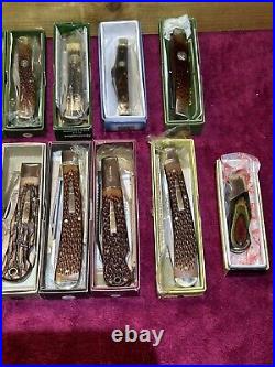 Remington knife Collection Lot Of (24) All Brand New in box. Amazing Collection