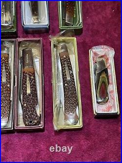 Remington knife Collection Lot Of (24) All Brand New in box. Amazing Collection