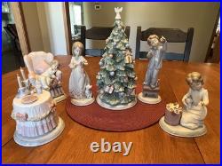 Retired 2001 I Love Christmas! Lladró #01006672. Mint. Boy Only